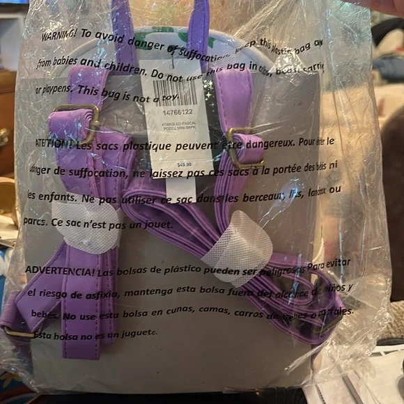 Loungefly Disney Tangled Pascal Poses Mini Backpack - Picture 3 of 5